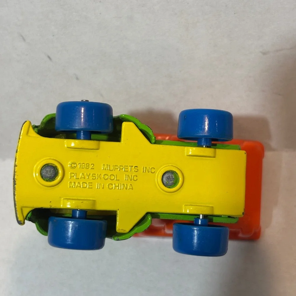 Vintage Playskool Toy Multi Color Vintage 1982 Big Bird Builders Dump Truck